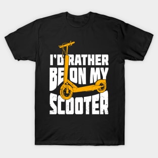 Motorized Electric Kick Scooter E-Scooter Rider T-Shirt